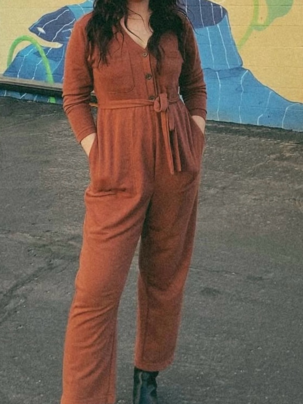 Rust Jumper / Size Medium